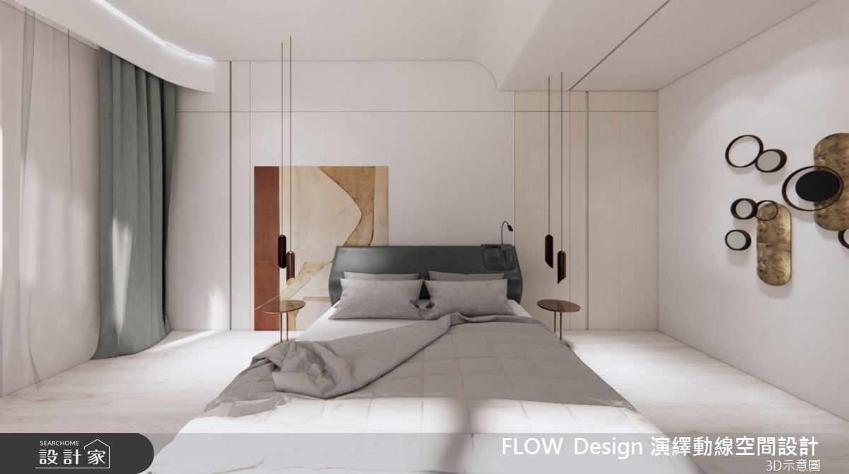 75坪新成屋(5年以下)＿簡約風臥室案例圖片＿演繹動線設計公司＿演繹動線_18之16