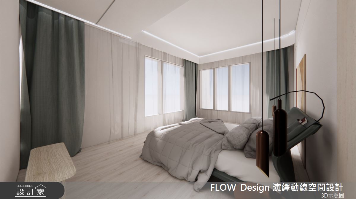 75坪新成屋(5年以下)＿簡約風臥室案例圖片＿演繹動線設計公司＿演繹動線_18之15