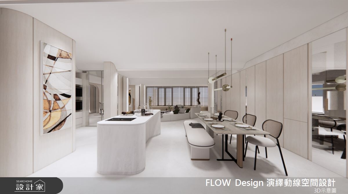 75坪新成屋(5年以下)＿簡約風餐廳案例圖片＿演繹動線設計公司＿演繹動線_18之8