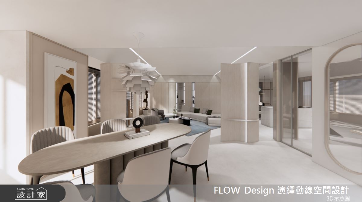 75坪新成屋(5年以下)＿簡約風餐廳案例圖片＿演繹動線設計公司＿演繹動線_18之12
