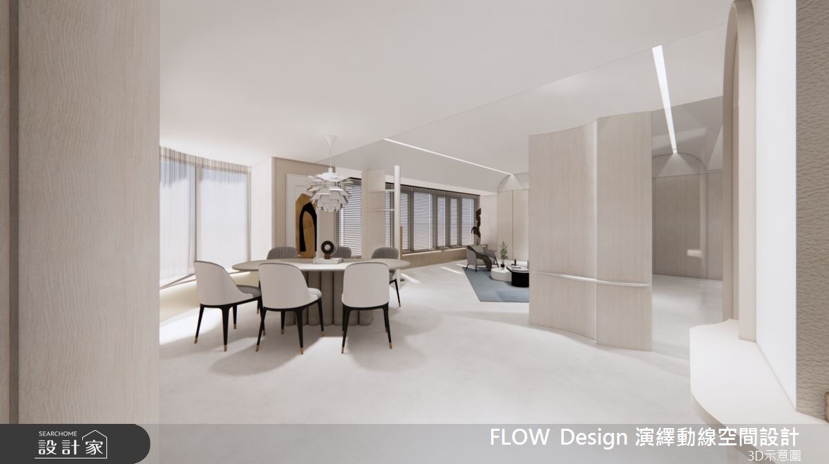 75坪新成屋(5年以下)＿簡約風餐廳案例圖片＿演繹動線設計公司＿演繹動線_18之10