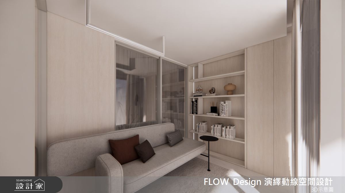75坪新成屋(5年以下)＿簡約風書房案例圖片＿演繹動線設計公司＿演繹動線_18之13