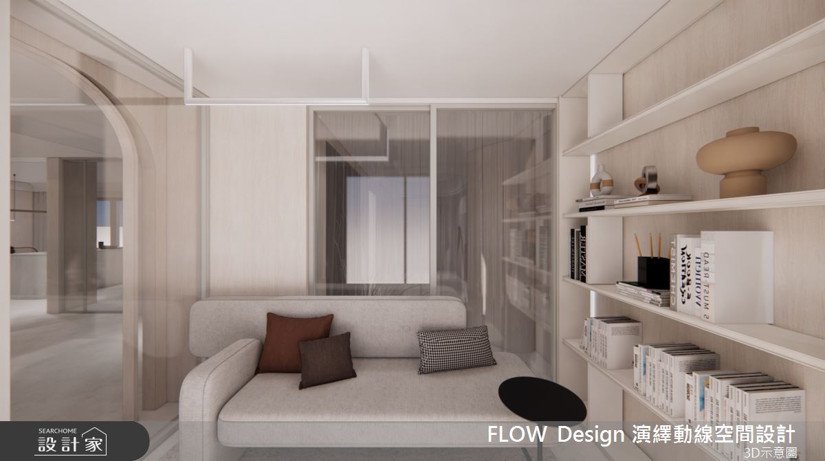 75坪新成屋(5年以下)＿簡約風書房案例圖片＿演繹動線設計公司＿演繹動線_18之14