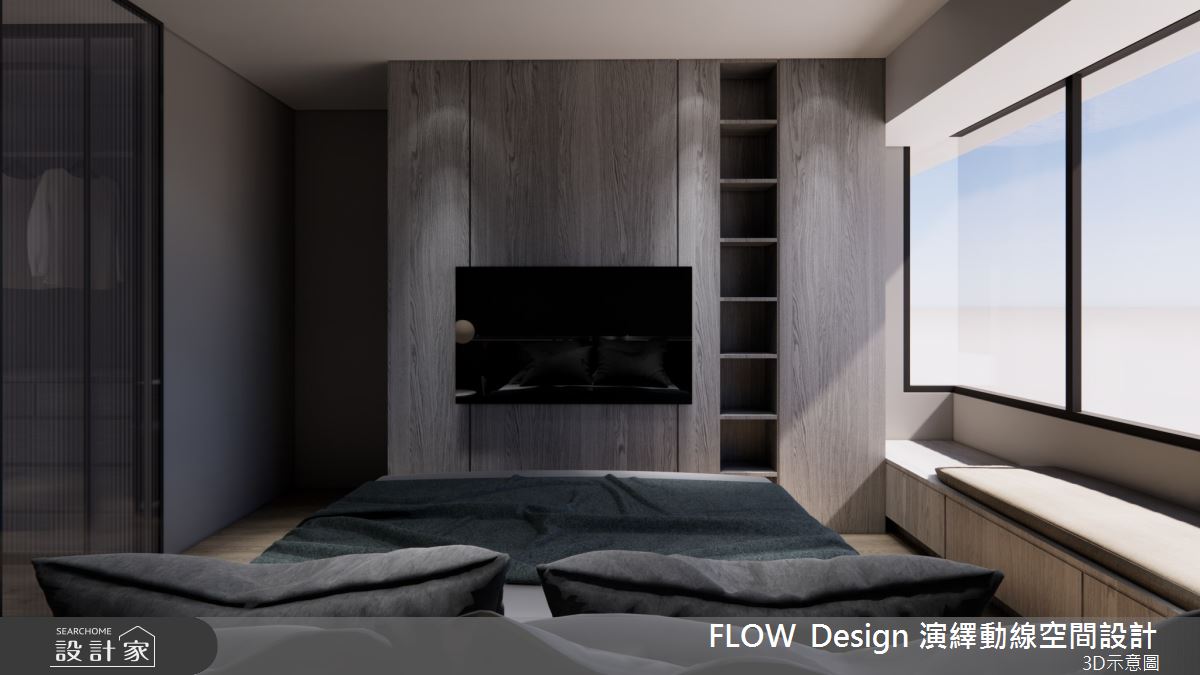 38坪老屋(16~30年)＿現代風臥室案例圖片＿演繹動線設計公司＿演繹動線_19之8
