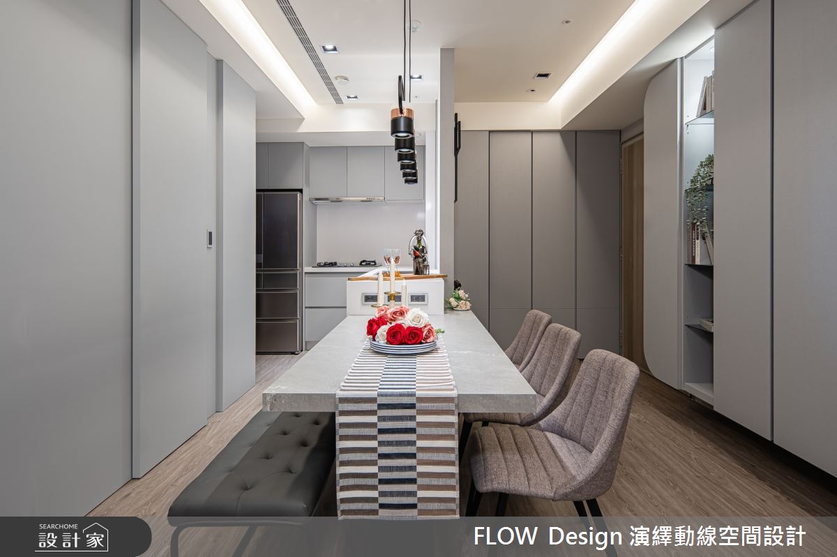 25坪預售屋＿現代風中島案例圖片＿演繹動線設計公司＿演繹動線_20之3