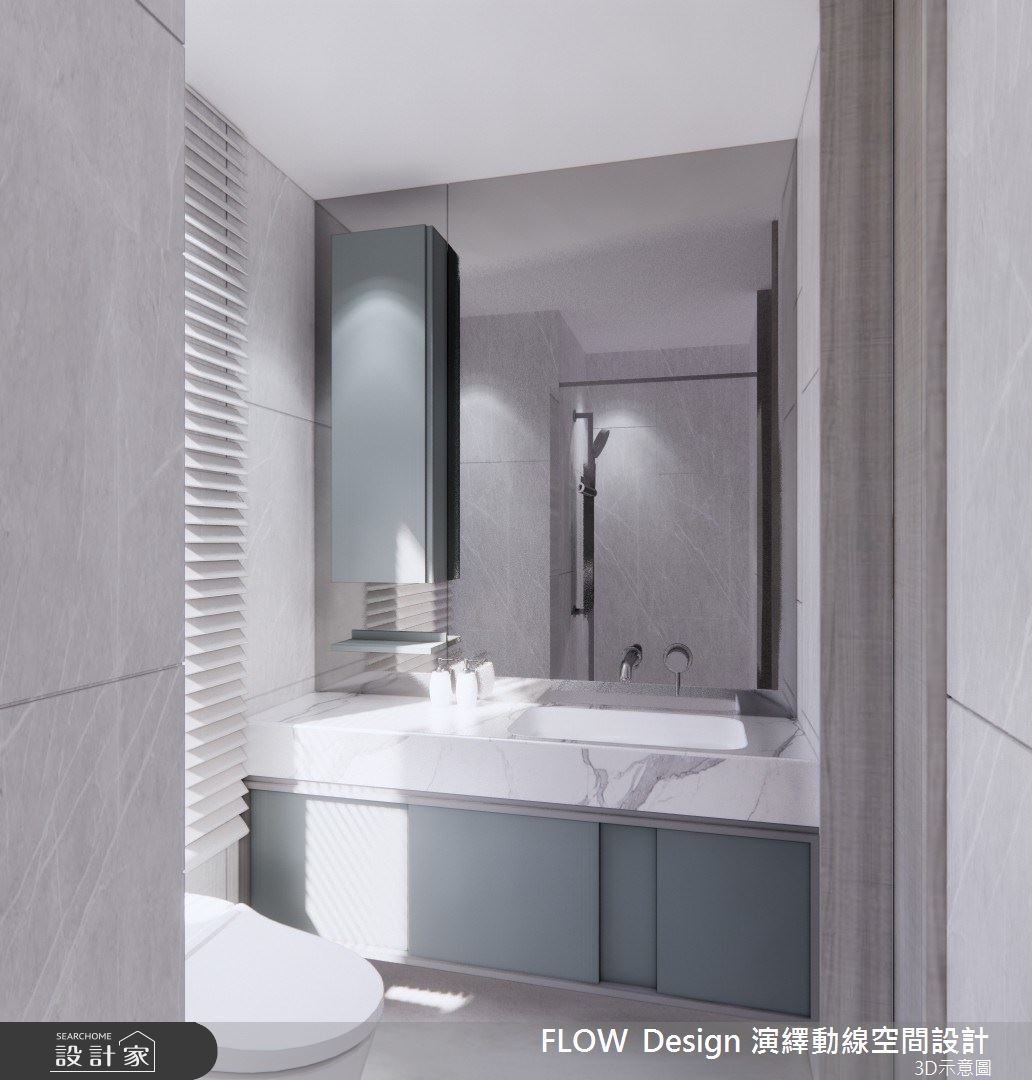 40坪中古屋(5~15年)＿美式風浴室案例圖片＿演繹動線設計公司＿演繹動線_21之21