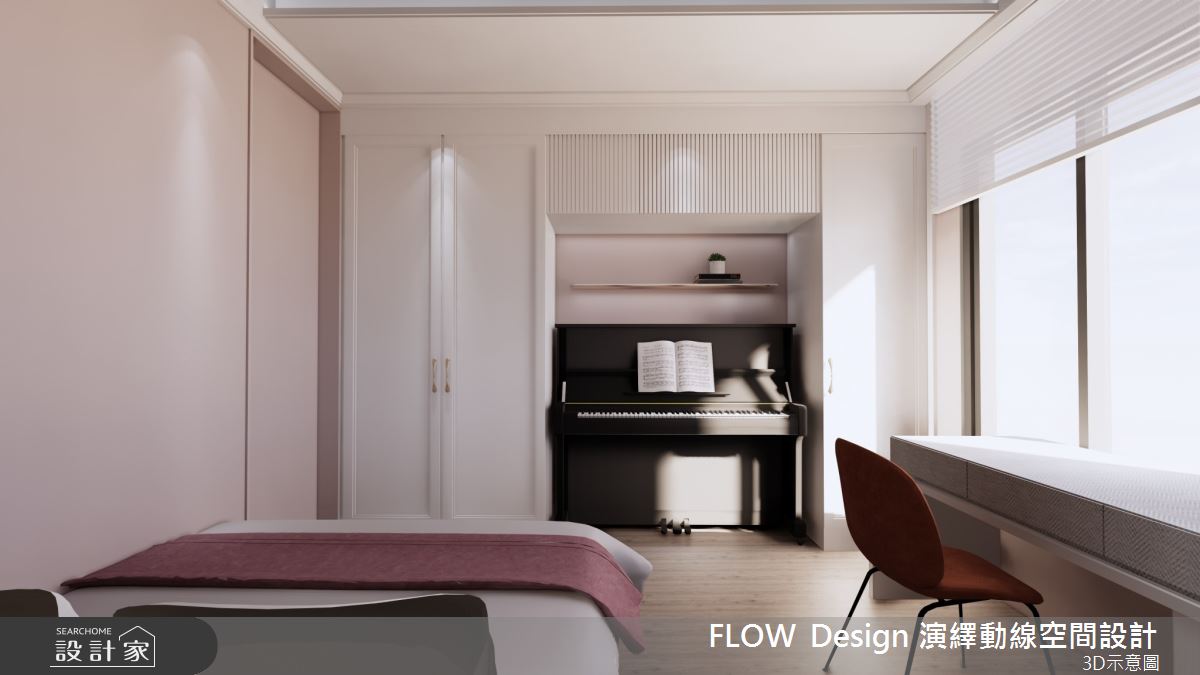 40坪中古屋(5~15年)＿美式風臥室案例圖片＿演繹動線設計公司＿演繹動線_21之17