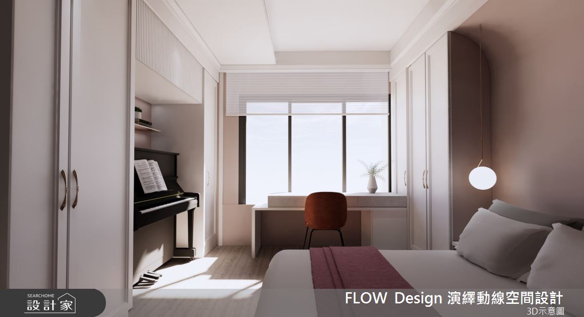 40坪中古屋(5~15年)＿美式風臥室案例圖片＿演繹動線設計公司＿演繹動線_21之16
