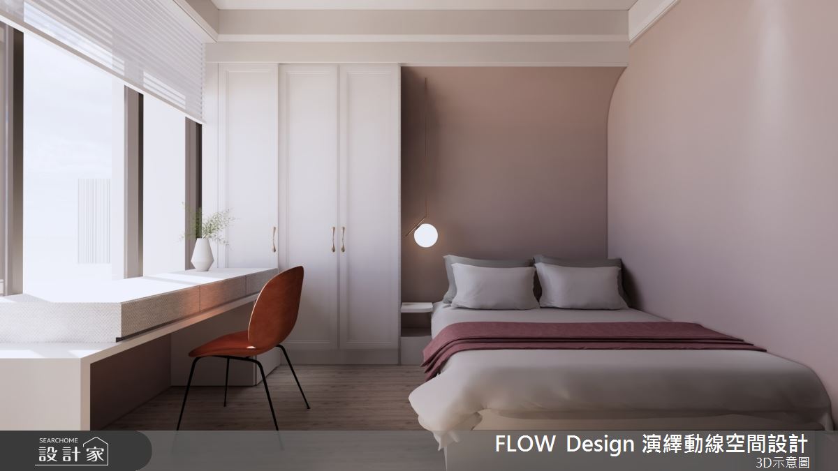 40坪中古屋(5~15年)＿美式風臥室案例圖片＿演繹動線設計公司＿演繹動線_21之15