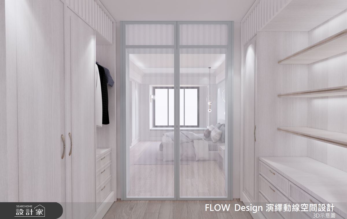 40坪中古屋(5~15年)＿美式風更衣間案例圖片＿演繹動線設計公司＿演繹動線_21之14