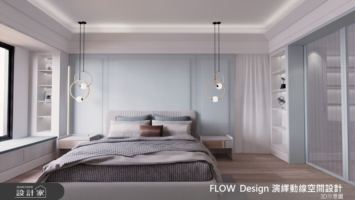 40坪中古屋(5~15年)＿美式風臥室案例圖片＿演繹動線設計公司＿演繹動線_21之11