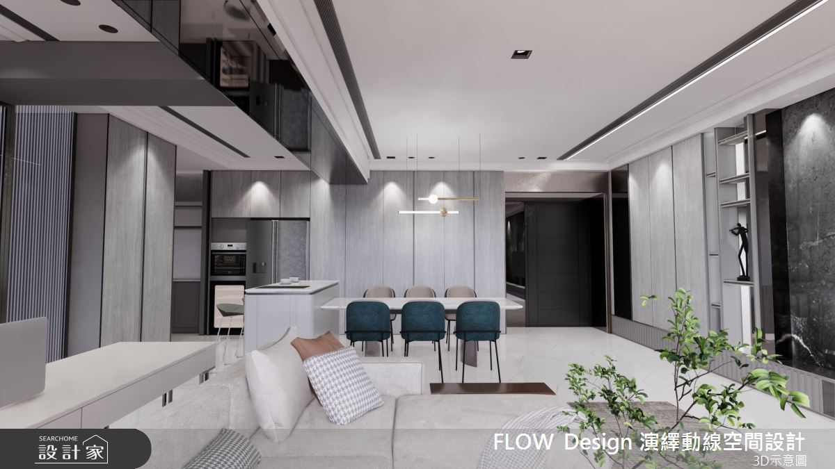 40坪中古屋(5~15年)＿美式風餐廳案例圖片＿演繹動線設計公司＿演繹動線_21之7