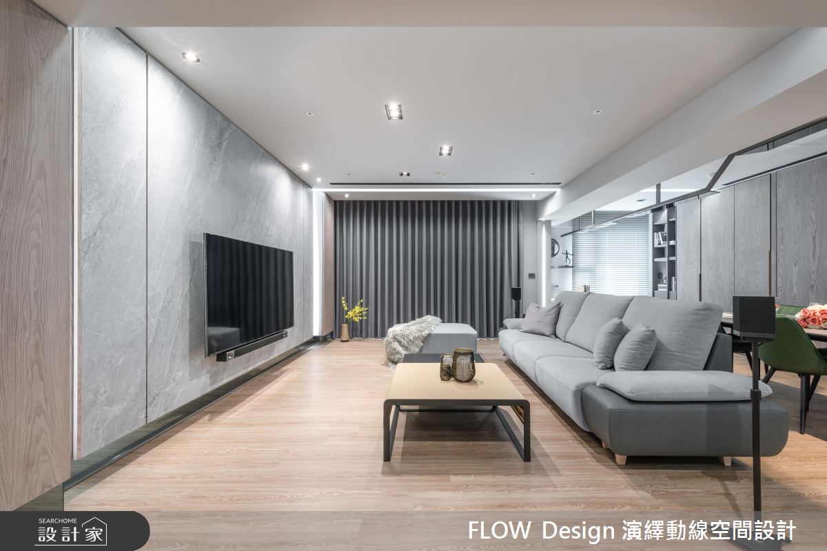 老屋(16~30年)＿現代風客廳案例圖片＿演繹動線設計公司＿演繹動線_23之1