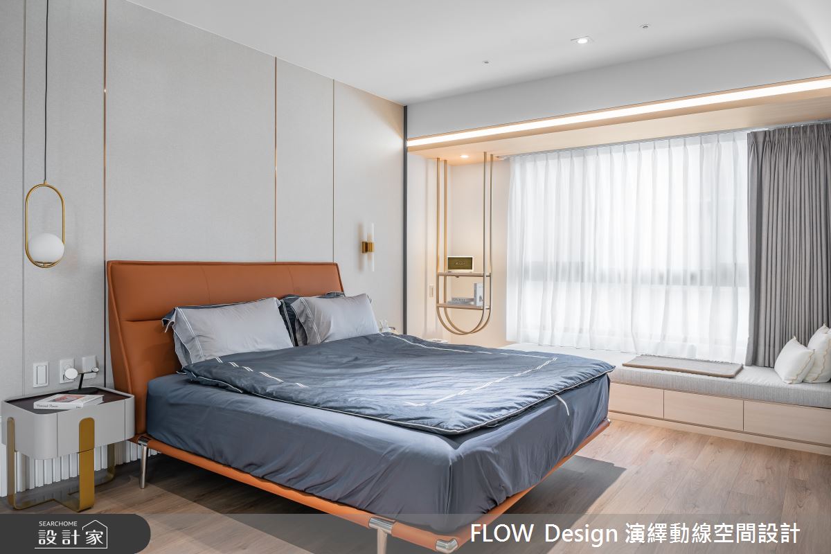 39坪中古屋(5~15年)＿現代風臥室臥榻案例圖片＿演繹動線設計公司＿演繹動線_24之8