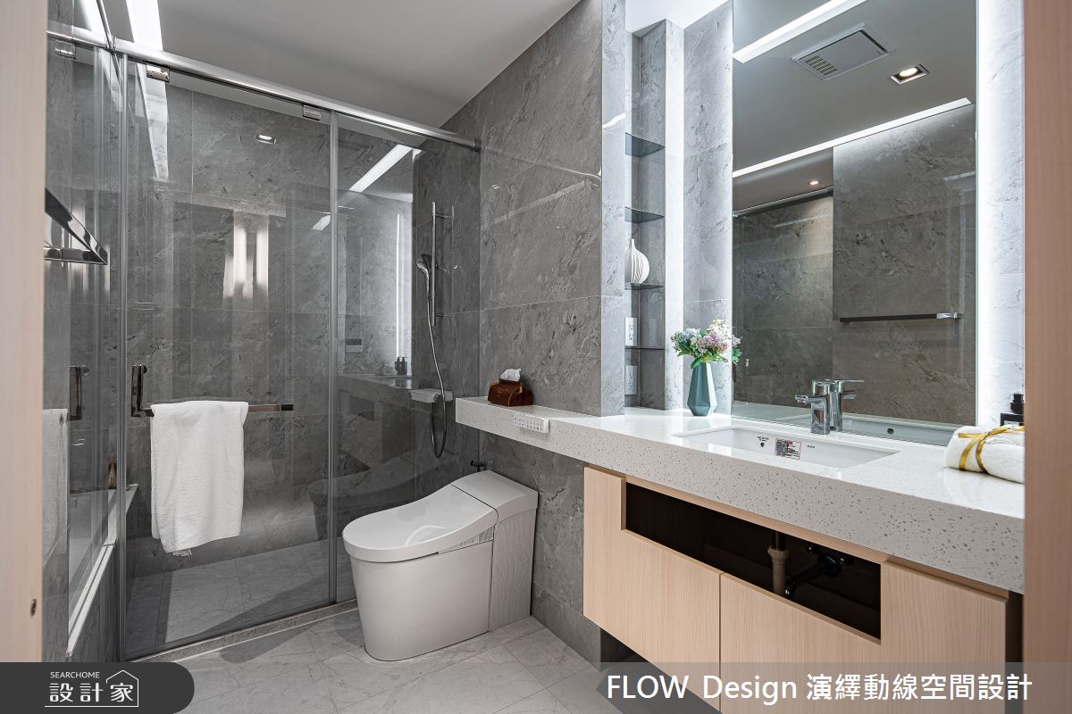 39坪中古屋(5~15年)＿現代風浴室案例圖片＿演繹動線設計公司＿演繹動線_25之14