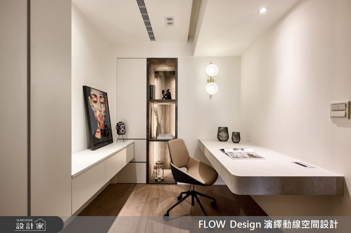 32坪中古屋(5~15年)＿現代風書房工作區案例圖片＿演繹動線設計公司＿演繹動線_27之11