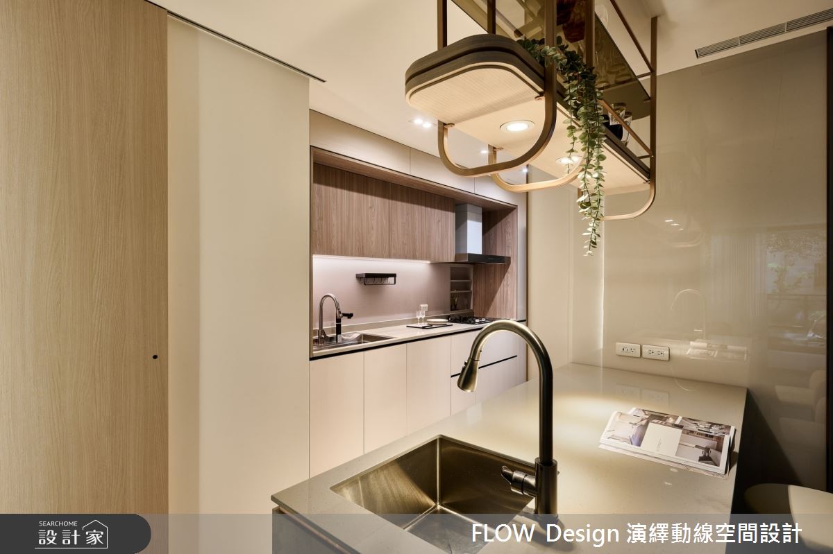 37坪老屋(50年以上)＿現代風廚房吧檯中島案例圖片＿演繹動線設計公司＿演繹動線_28之19