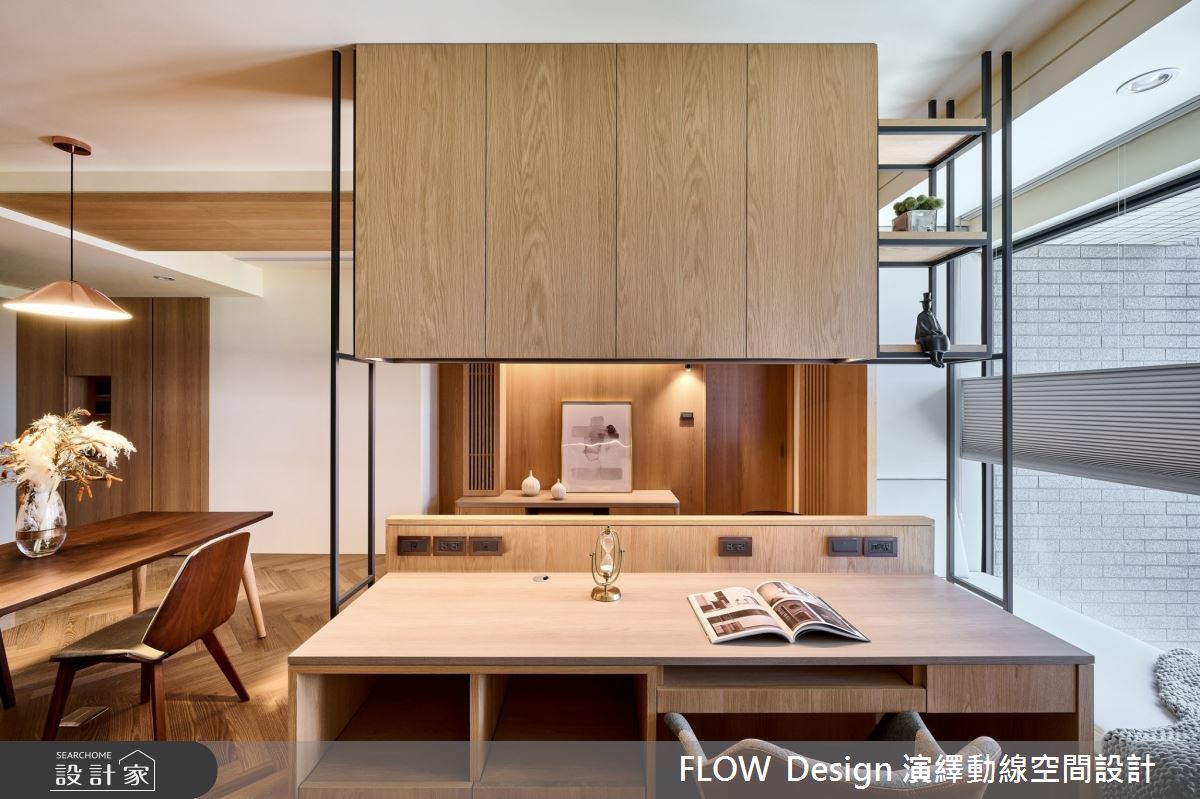 26坪新成屋(5年以下)＿人文禪風餐廳書房工作區案例圖片＿演繹動線設計公司＿演繹動線_29之21