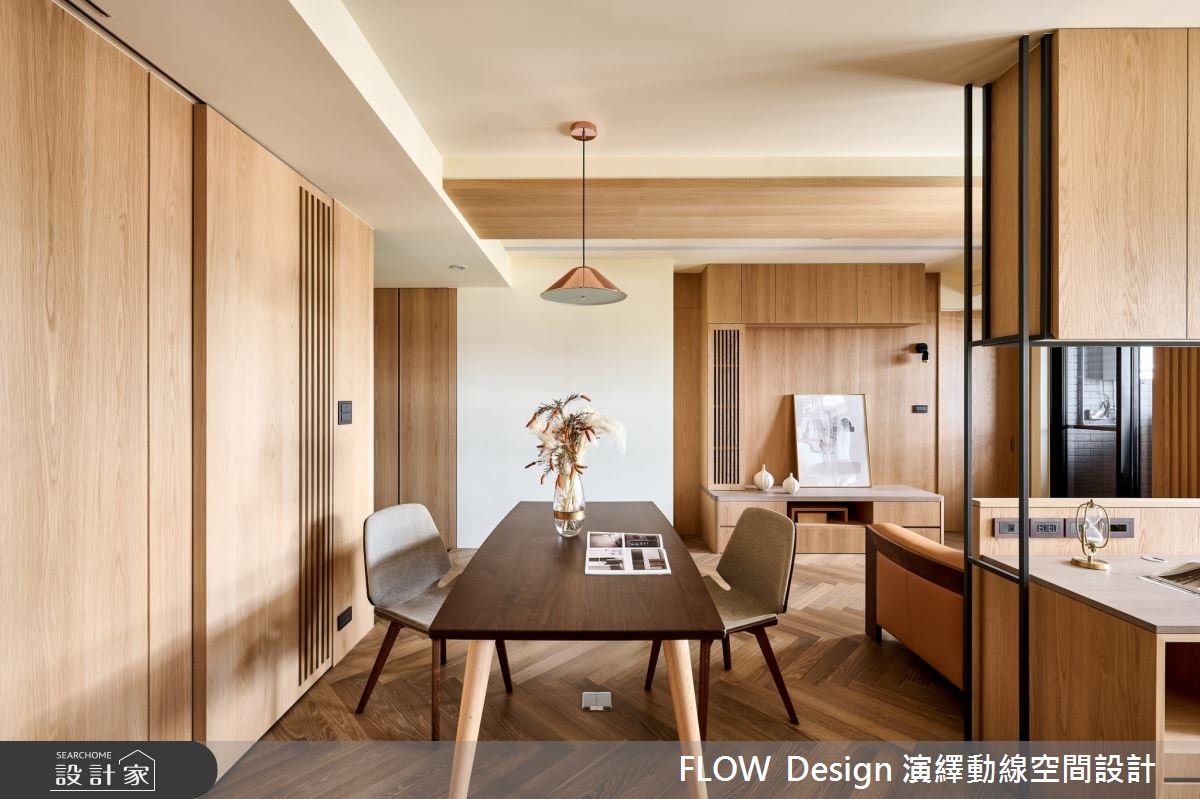 26坪新成屋(5年以下)＿人文禪風客廳餐廳案例圖片＿演繹動線設計公司＿演繹動線_29之19