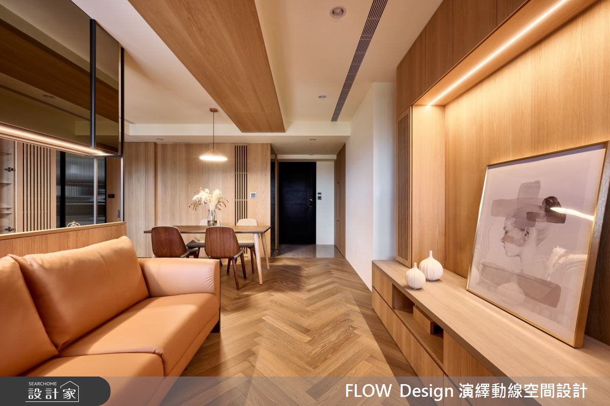26坪新成屋(5年以下)＿人文禪風玄關客廳餐廳案例圖片＿演繹動線設計公司＿演繹動線_29之9