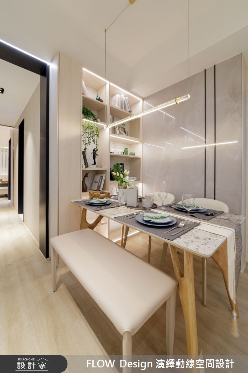 19坪預售屋＿奢華風餐廳案例圖片＿演繹動線設計公司＿演繹動線_30之4