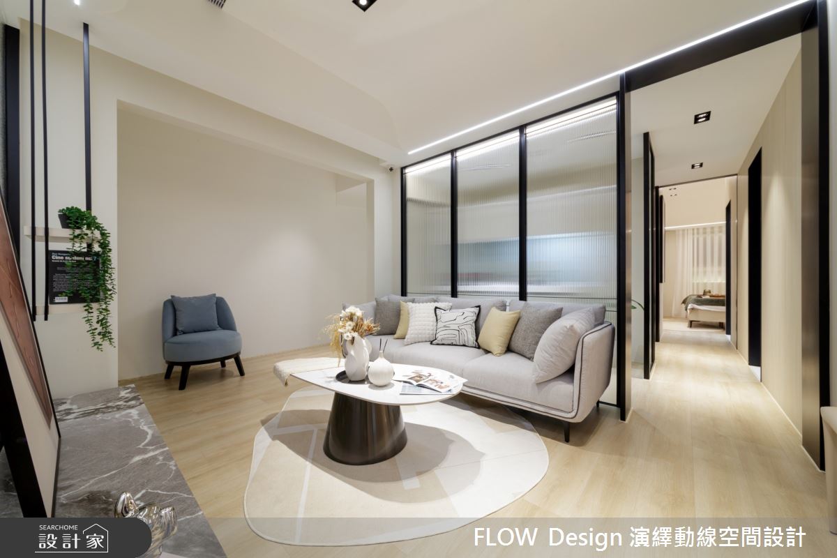 19坪預售屋＿奢華風客廳案例圖片＿演繹動線設計公司＿演繹動線_30之2