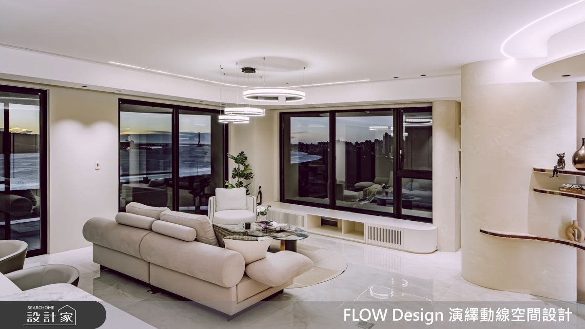 46坪新成屋(5年以下)＿現代風客廳案例圖片＿演繹動線設計公司＿演繹動線_32之7