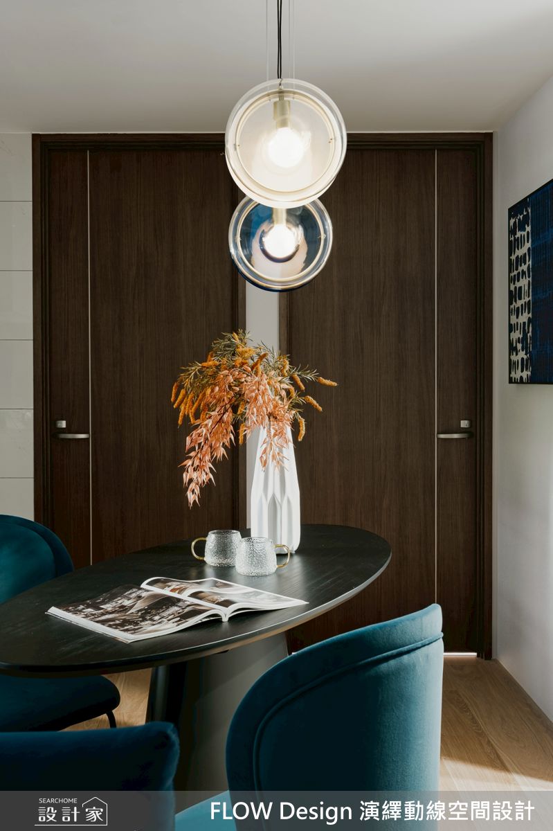 11坪預售屋＿藍色摩登風餐廳案例圖片＿演繹動線設計公司＿演繹動線_33之4