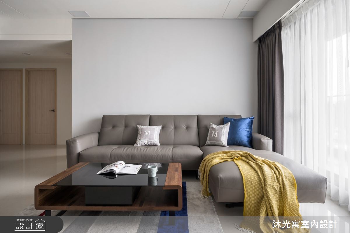 35坪新成屋(5年以下)＿現代風客廳案例圖片＿沐光寓室內設計＿沐光寓_01之5