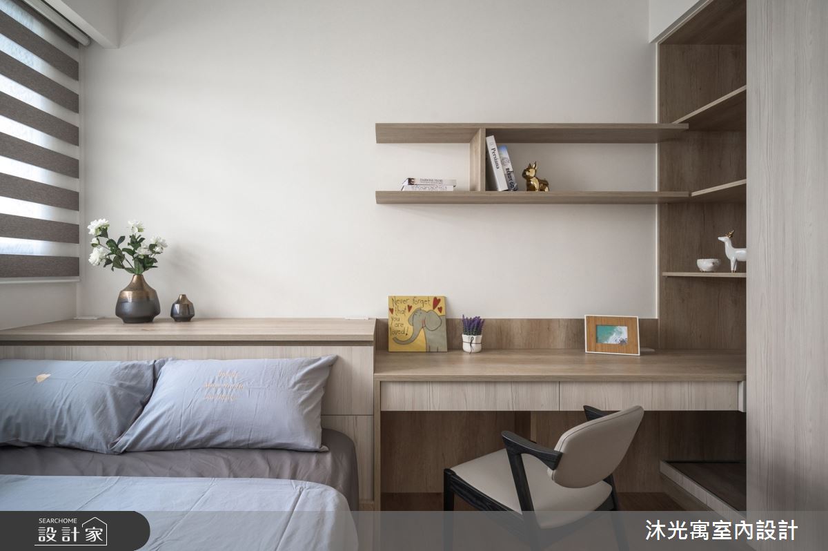 35坪新成屋(5年以下)＿現代風臥室案例圖片＿沐光寓室內設計＿沐光寓_01之24