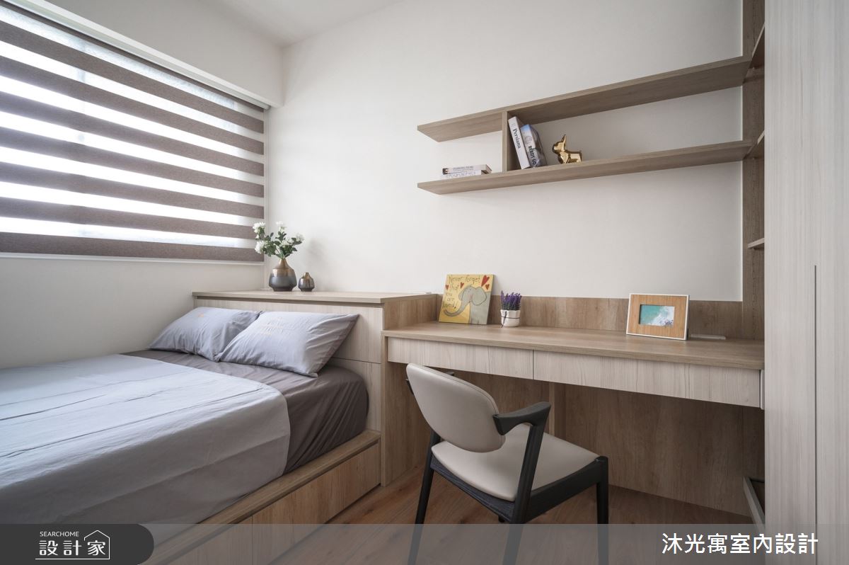 35坪新成屋(5年以下)＿現代風臥室案例圖片＿沐光寓室內設計＿沐光寓_01之25