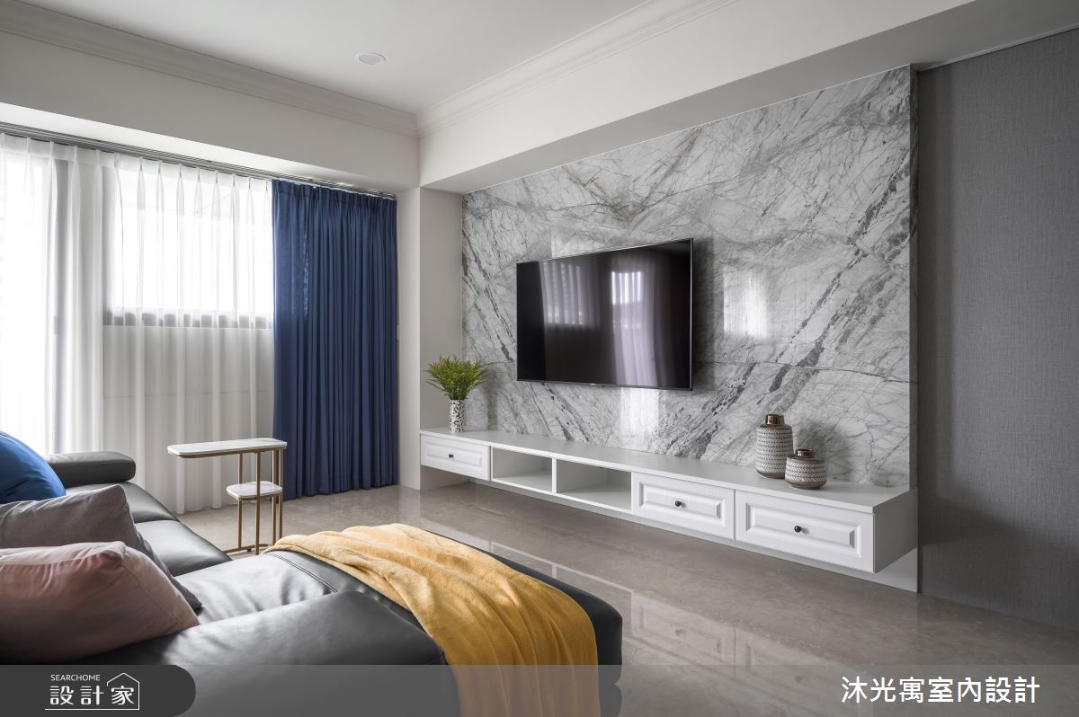 45坪新成屋(5年以下)＿新古典客廳案例圖片＿沐光寓室內設計＿沐光寓_02之8