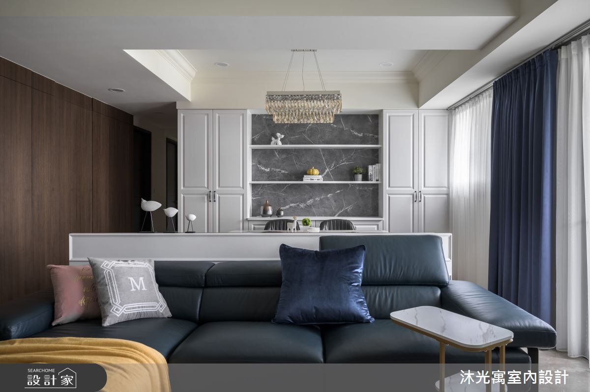 45坪新成屋(5年以下)＿新古典客廳案例圖片＿沐光寓室內設計＿沐光寓_02之11