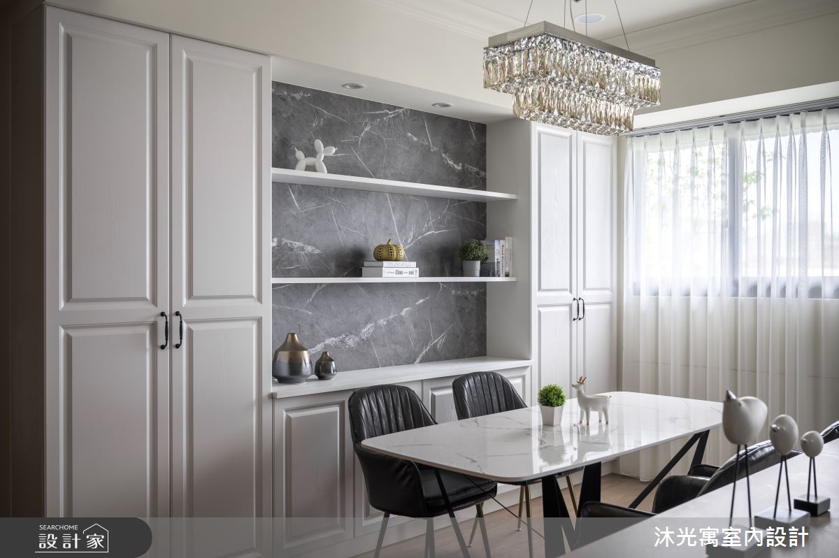 45坪新成屋(5年以下)＿新古典餐廳案例圖片＿沐光寓室內設計＿沐光寓_02之18