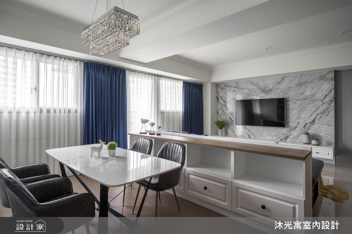 45坪新成屋(5年以下)＿新古典餐廳案例圖片＿沐光寓室內設計＿沐光寓_02之20