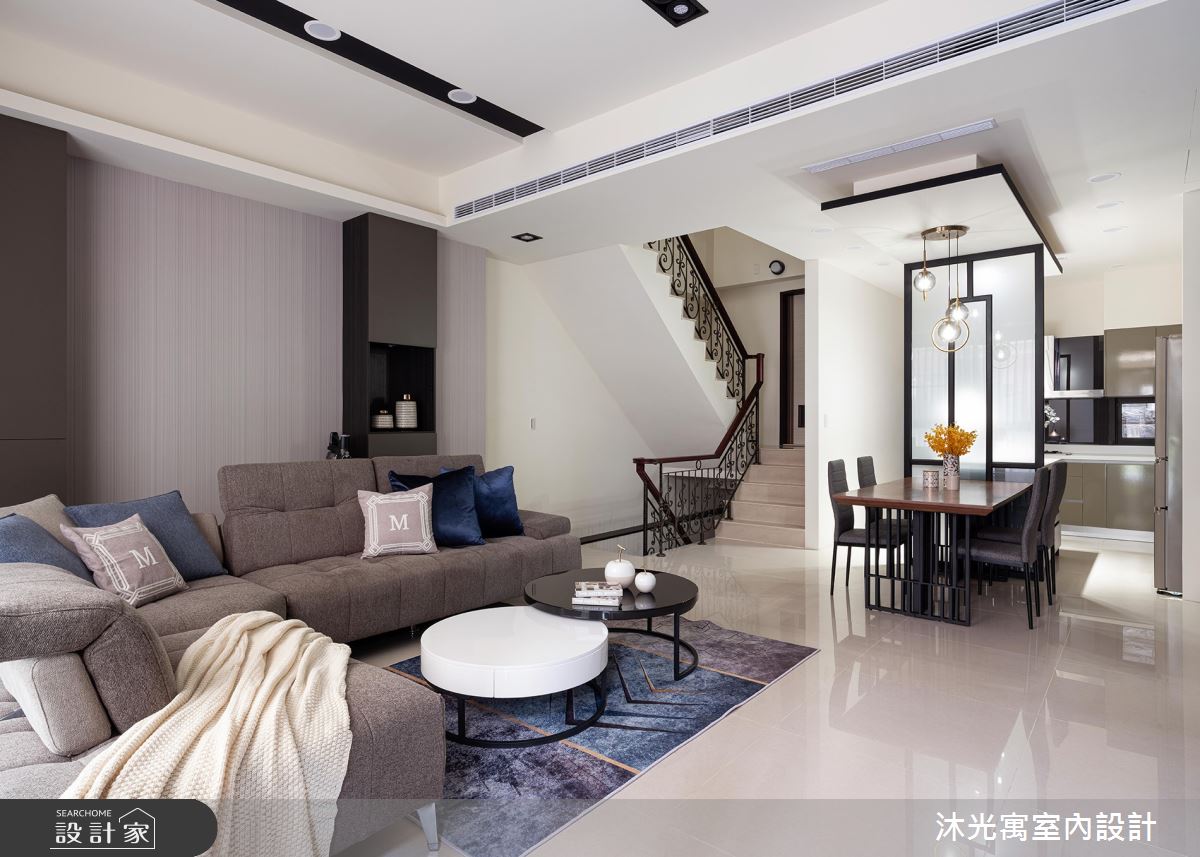 80坪中古屋(5~15年)＿現代風客廳案例圖片＿沐光寓室內設計＿沐光寓_03之4
