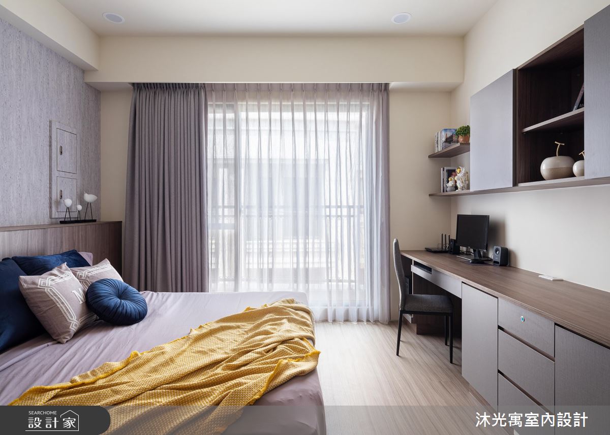 80坪中古屋(5~15年)＿現代風臥室案例圖片＿沐光寓室內設計＿沐光寓_03之11
