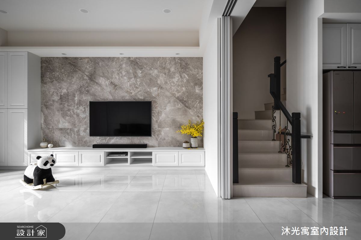 72坪新成屋(5年以下)＿美式風客廳案例圖片＿沐光寓室內設計＿沐光寓_04之3