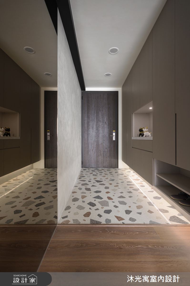 35坪新成屋(5年以下)＿混搭風玄關案例圖片＿沐光寓室內設計＿沐光寓_05之1