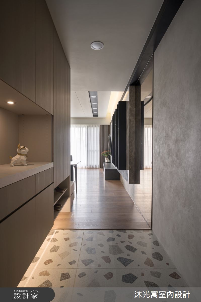 35坪新成屋(5年以下)＿混搭風玄關案例圖片＿沐光寓室內設計＿沐光寓_05之3