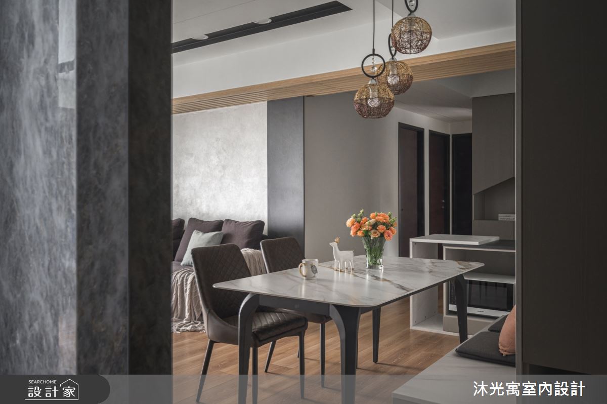 35坪新成屋(5年以下)＿混搭風餐廳案例圖片＿沐光寓室內設計＿沐光寓_05之6