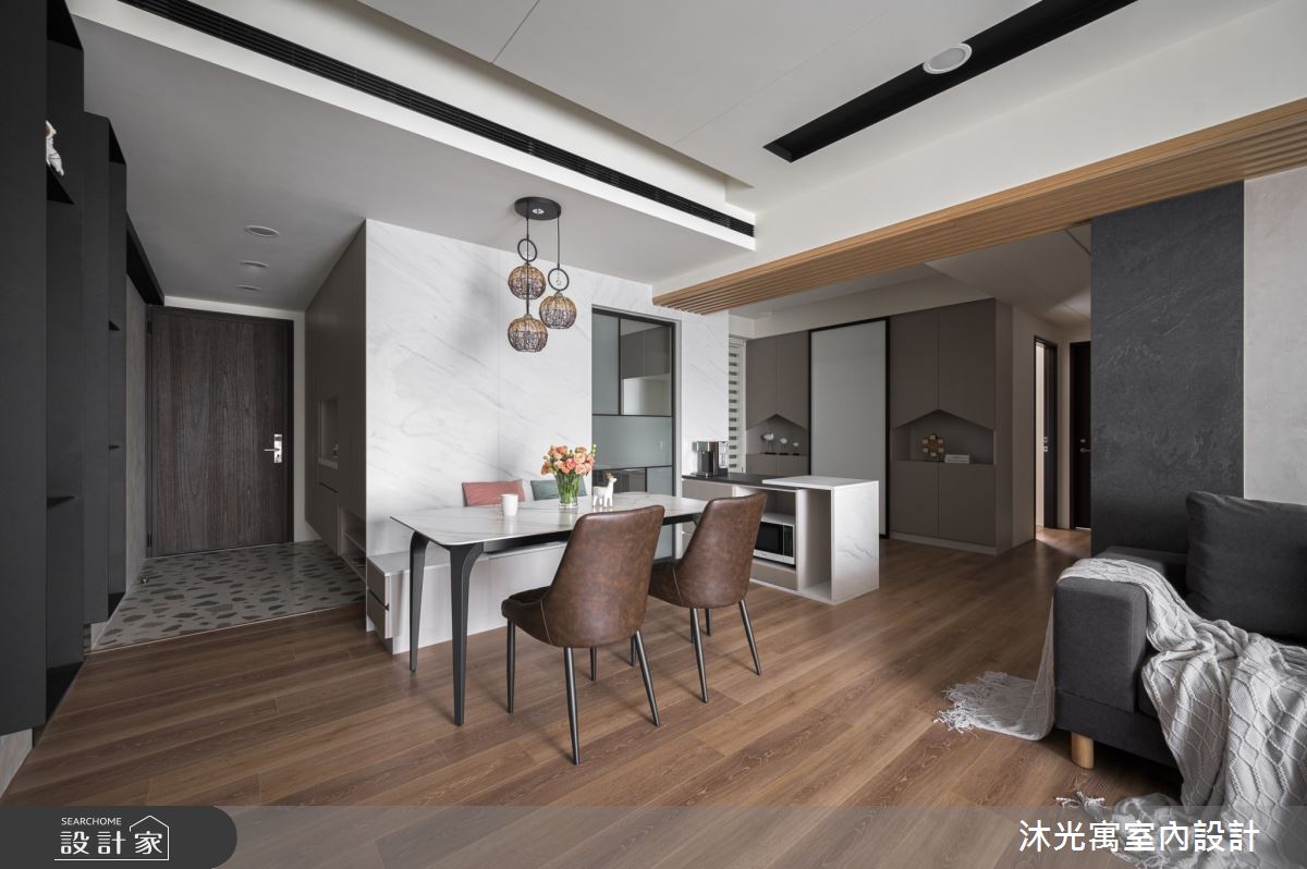 35坪新成屋(5年以下)＿混搭風餐廳案例圖片＿沐光寓室內設計＿沐光寓_05之15