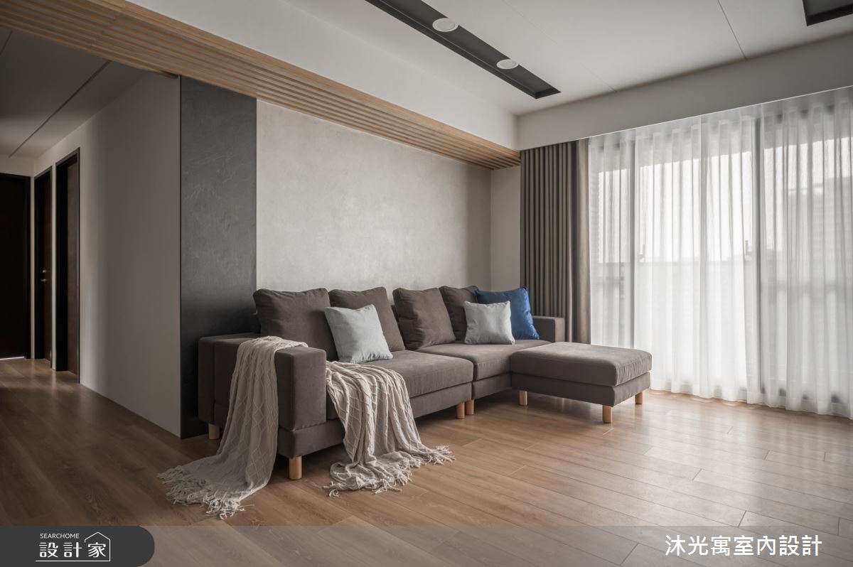 35坪新成屋(5年以下)＿混搭風客廳案例圖片＿沐光寓室內設計＿沐光寓_05之17