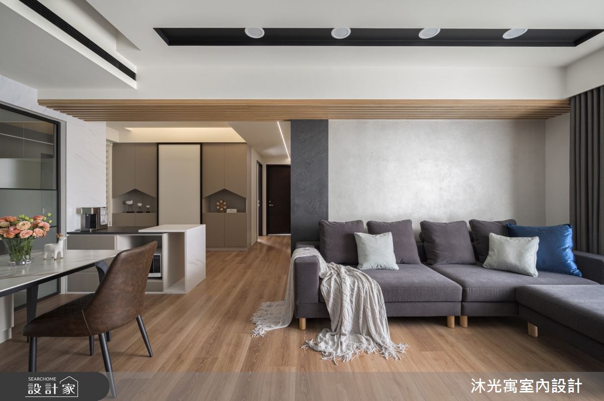 35坪新成屋(5年以下)＿混搭風客廳案例圖片＿沐光寓室內設計＿沐光寓_05之18
