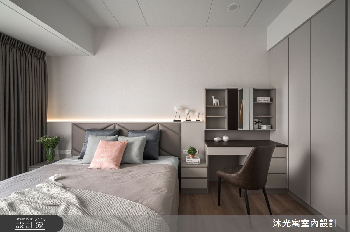 35坪新成屋(5年以下)＿混搭風臥室案例圖片＿沐光寓室內設計＿沐光寓_05之23
