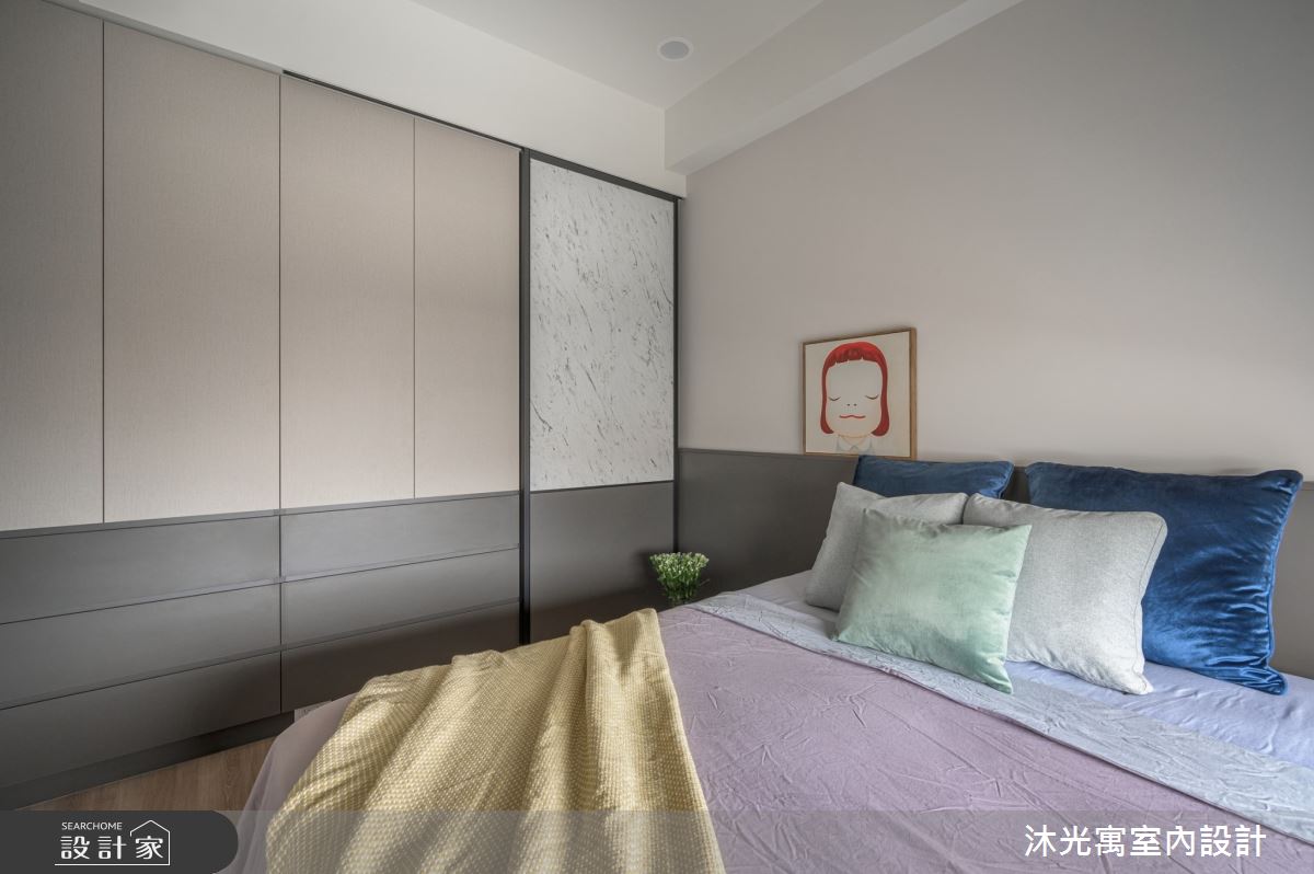 35坪新成屋(5年以下)＿混搭風臥室案例圖片＿沐光寓室內設計＿沐光寓_05之30