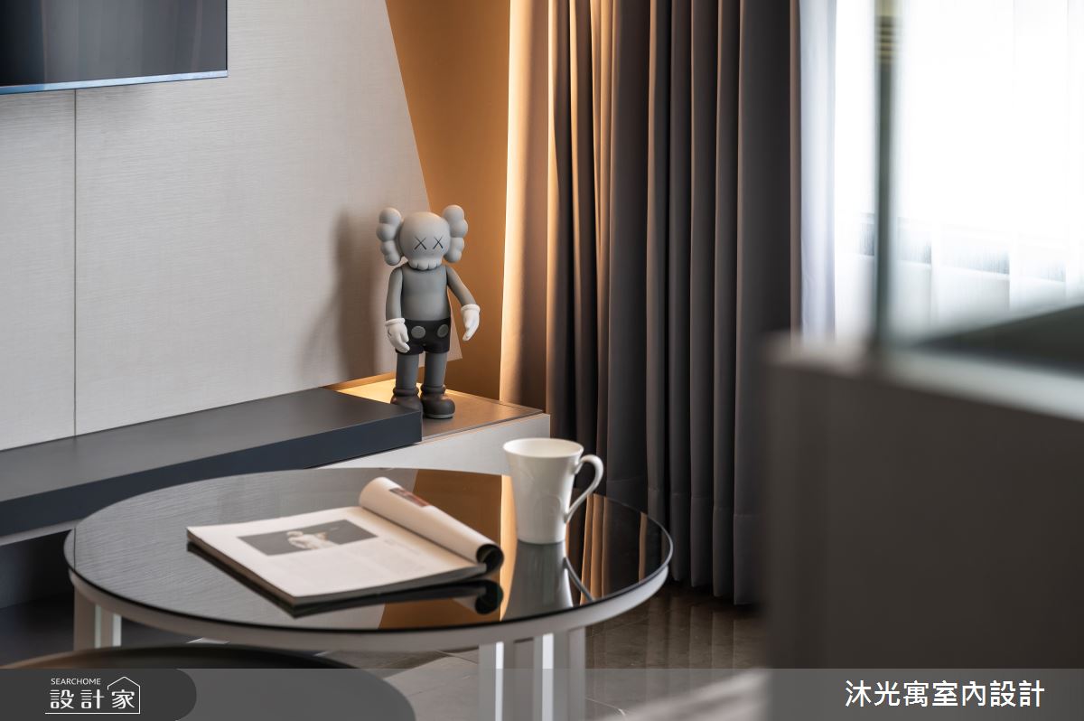 18坪新成屋(5年以下)＿現代風客廳案例圖片＿沐光寓室內設計＿沐光寓_06之15