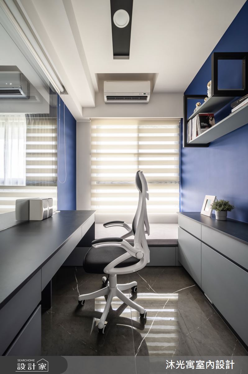 18坪新成屋(5年以下)＿現代風書房工作區案例圖片＿沐光寓室內設計＿沐光寓_06之20