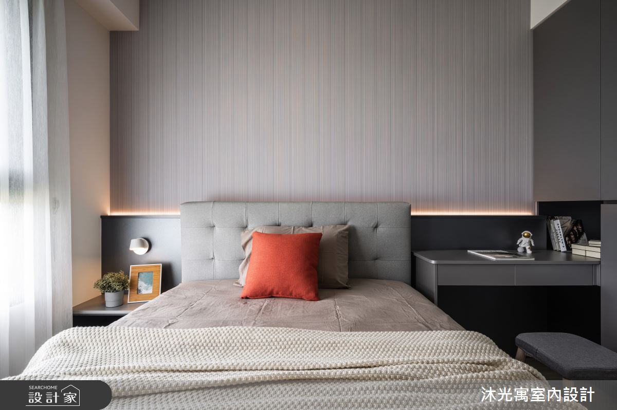 18坪新成屋(5年以下)＿現代風臥室案例圖片＿沐光寓室內設計＿沐光寓_06之24