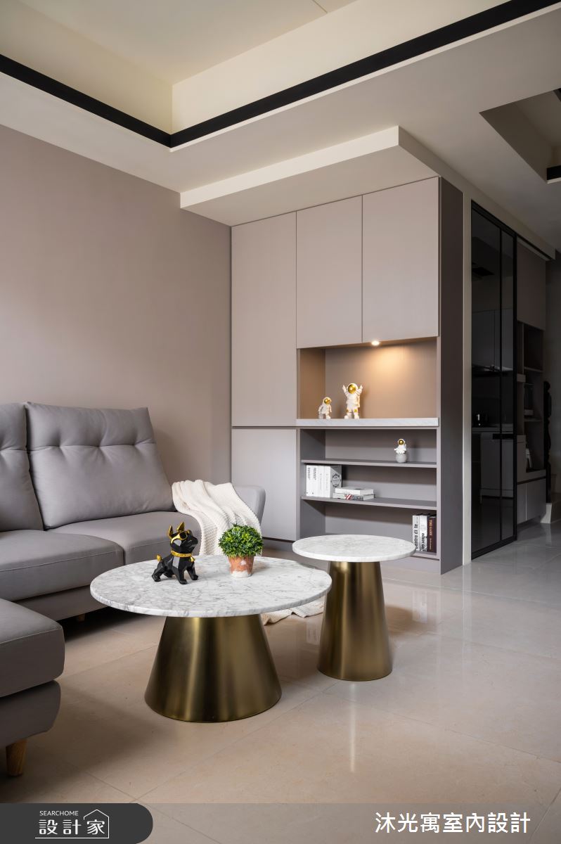30坪新成屋(5年以下)＿現代風客廳案例圖片＿沐光寓室內設計＿沐光寓_07之3